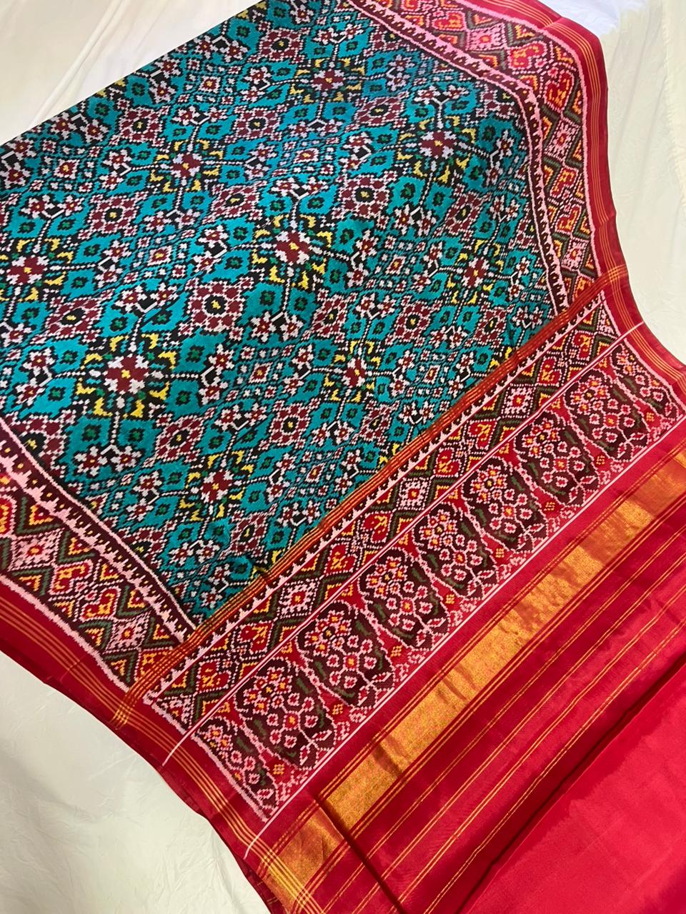Patan patola singal ekkt sarees 